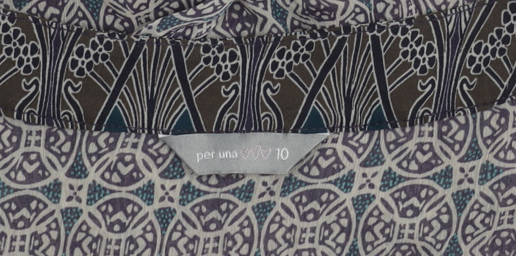 Marks and Spencer Women's Multicoloured Tunic - Size 10