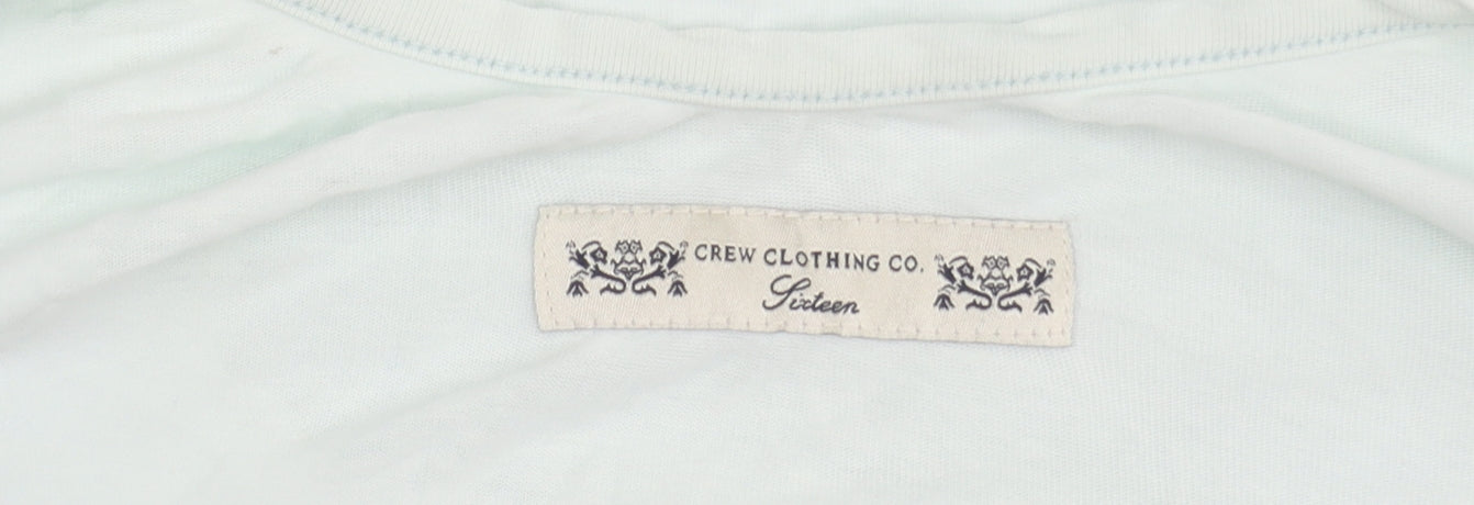 Crew Clothing Women's Blue Camisole Tank, Size 16 Cotton Elastane