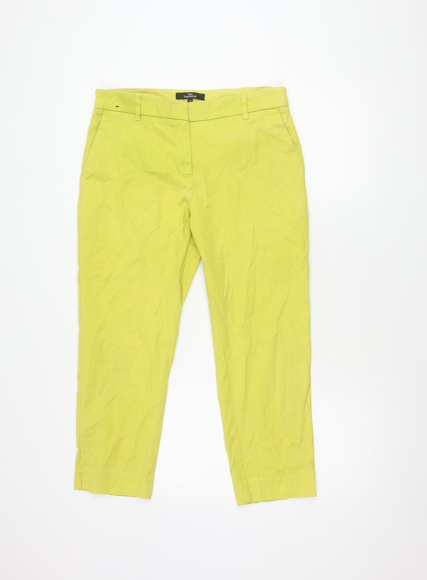 Next Women's Green Chino Trousers Size 12