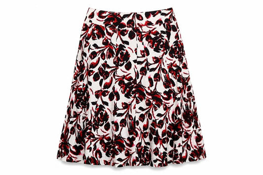 Front view of Bm Women's Multicoloured Floral Skirt, size 12