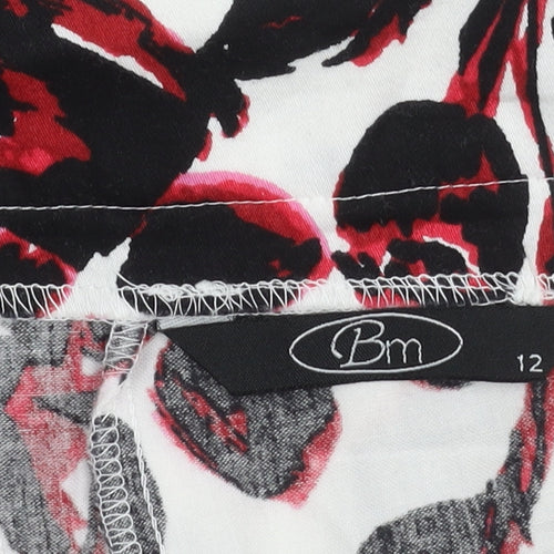Bm Women's Multicoloured Floral Skirt Size 12