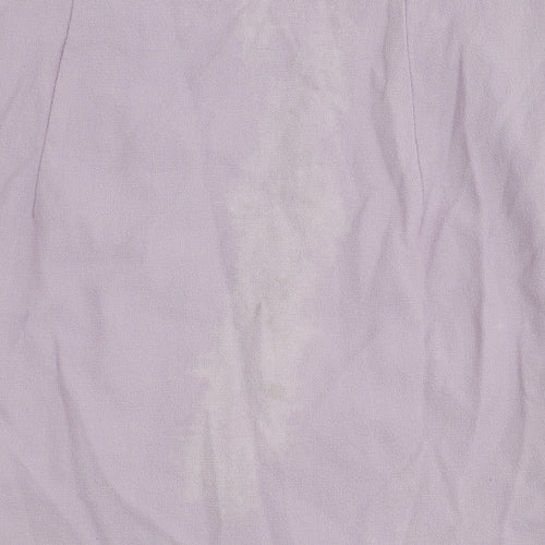 Jacques Vert Women's Purple Short Sleeve Dress, Size 12