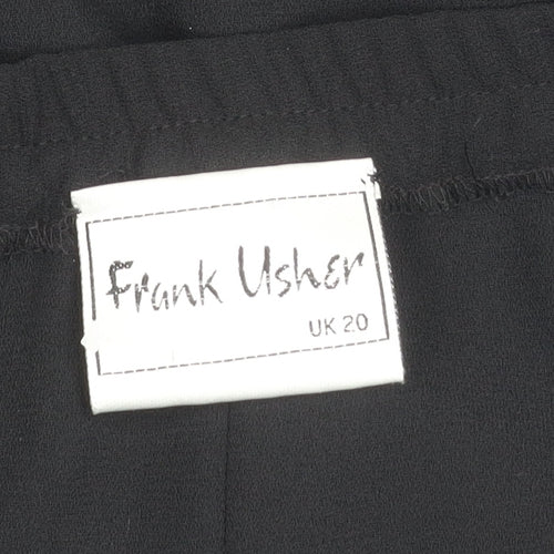 Frank Usher Women's Black Knee Length Pencil Skirt