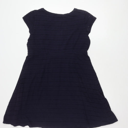 White Stuff Women’s Blue Sleeveless Knit Dress