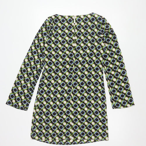 MNG Women's XS Geometric Patterned Dress Long Sleeve