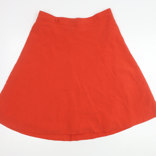 Gallery Women's Red A-Line Skirt - Size 16