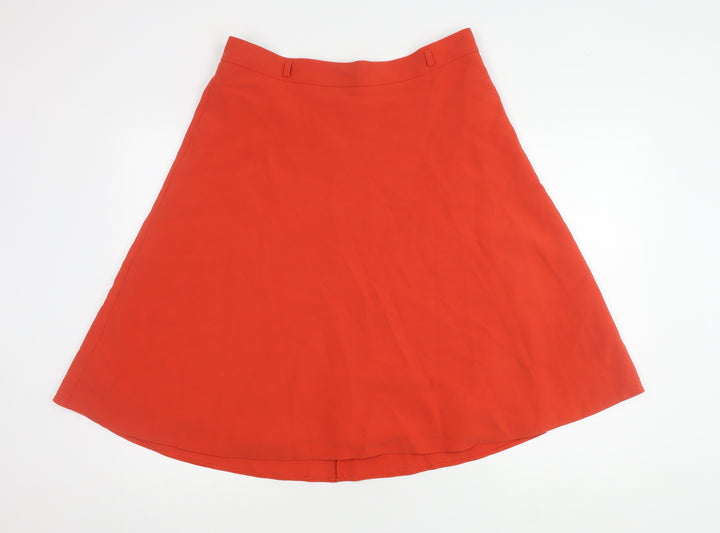 Gallery Women's Red A-Line Skirt - Size 16