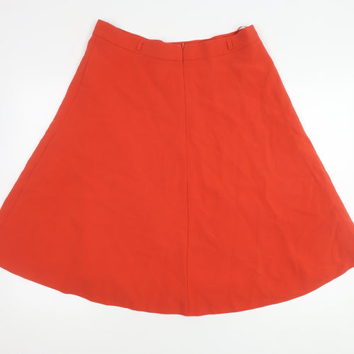 Gallery Women's Red A-Line Skirt - Size 16
