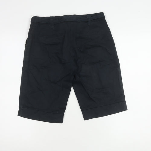 Next Women's Black Bermuda Shorts Size 8