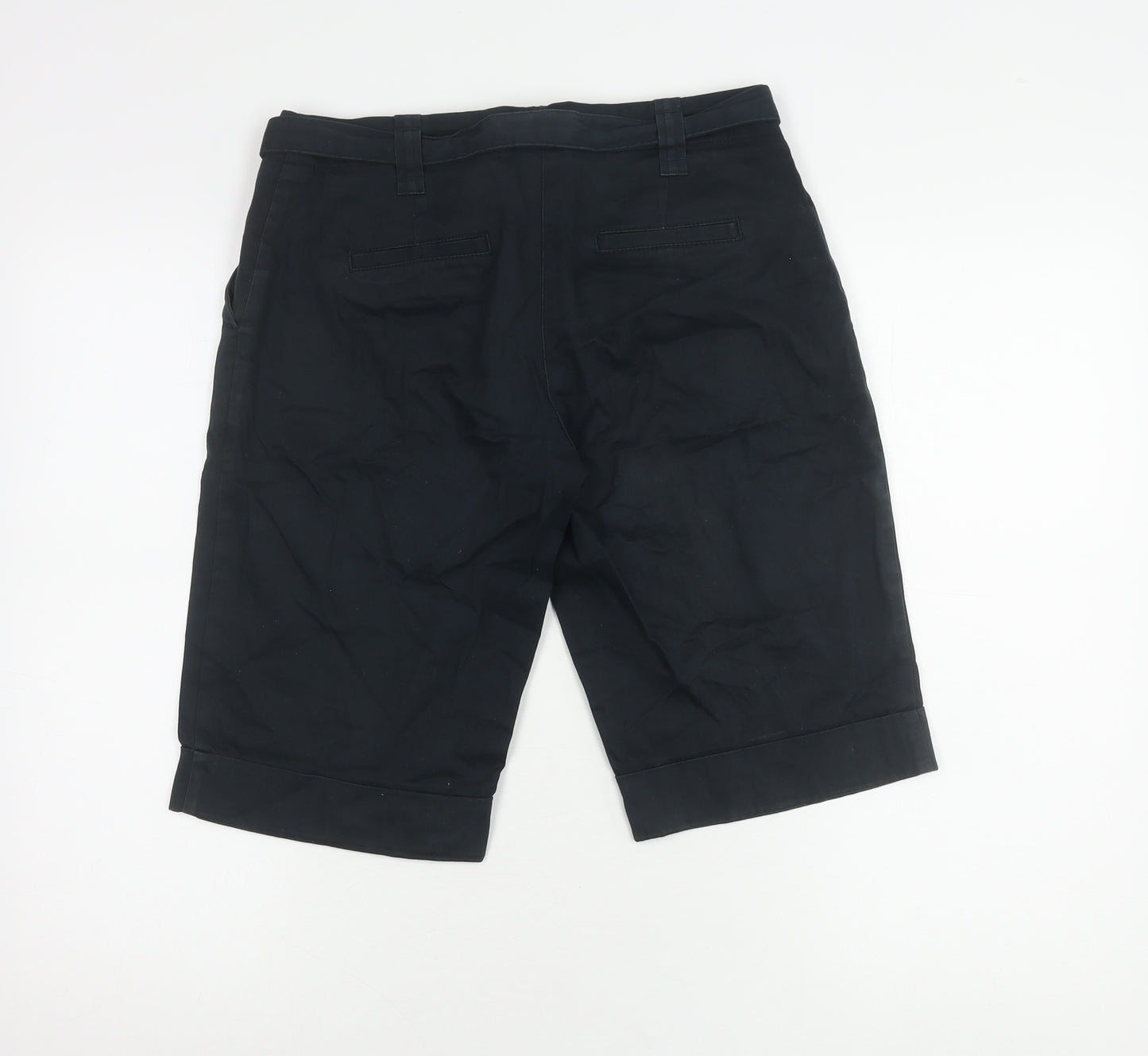 Next Women's Black Bermuda Shorts Size 8