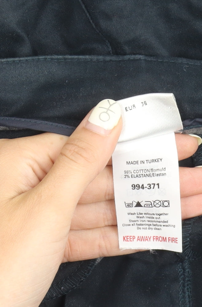 Next Women's Black Bermuda Shorts Size 8