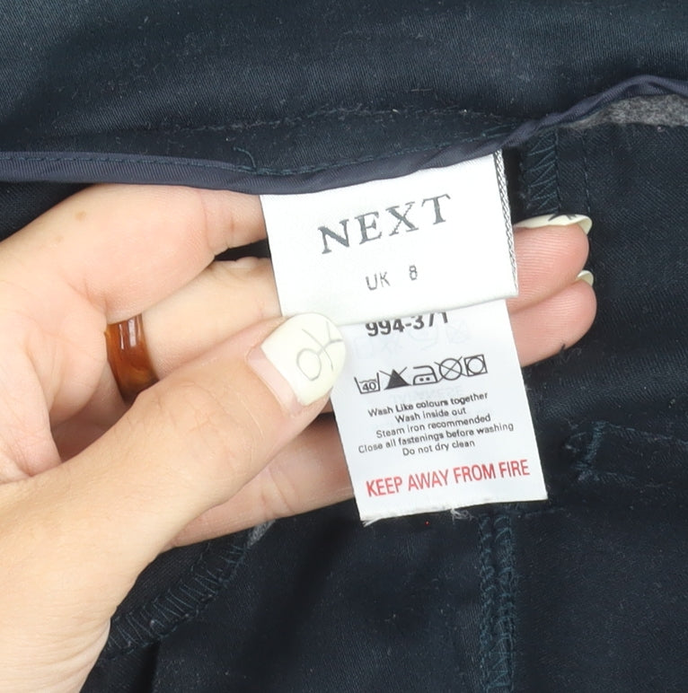 Next Women's Black Bermuda Shorts Size 8