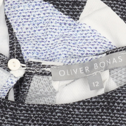 Oliver Bonas Women's Multicoloured Geometric Dress Size 12