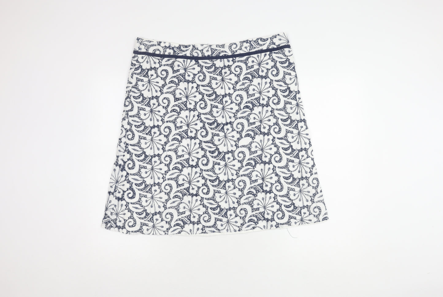 Maine New England Women's White A-Line Skirt Size 16