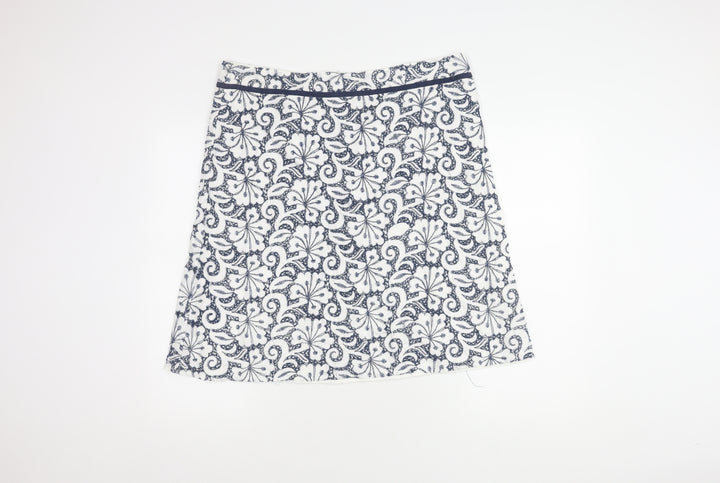 Maine New England Women's White A-Line Skirt Size 16