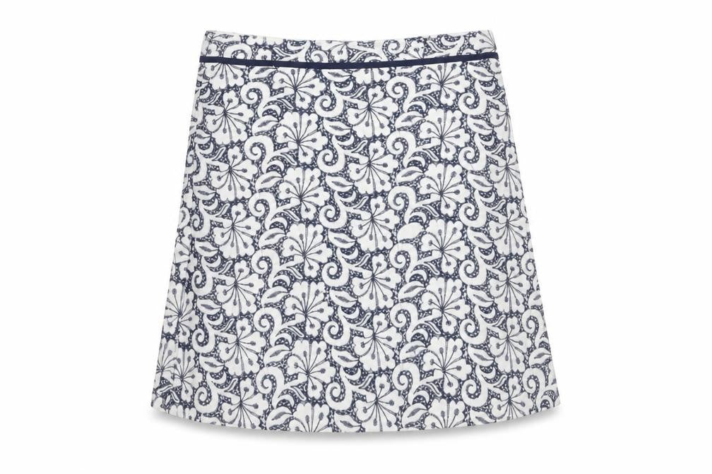 Maine New England Women's White A-Line Skirt Size 16