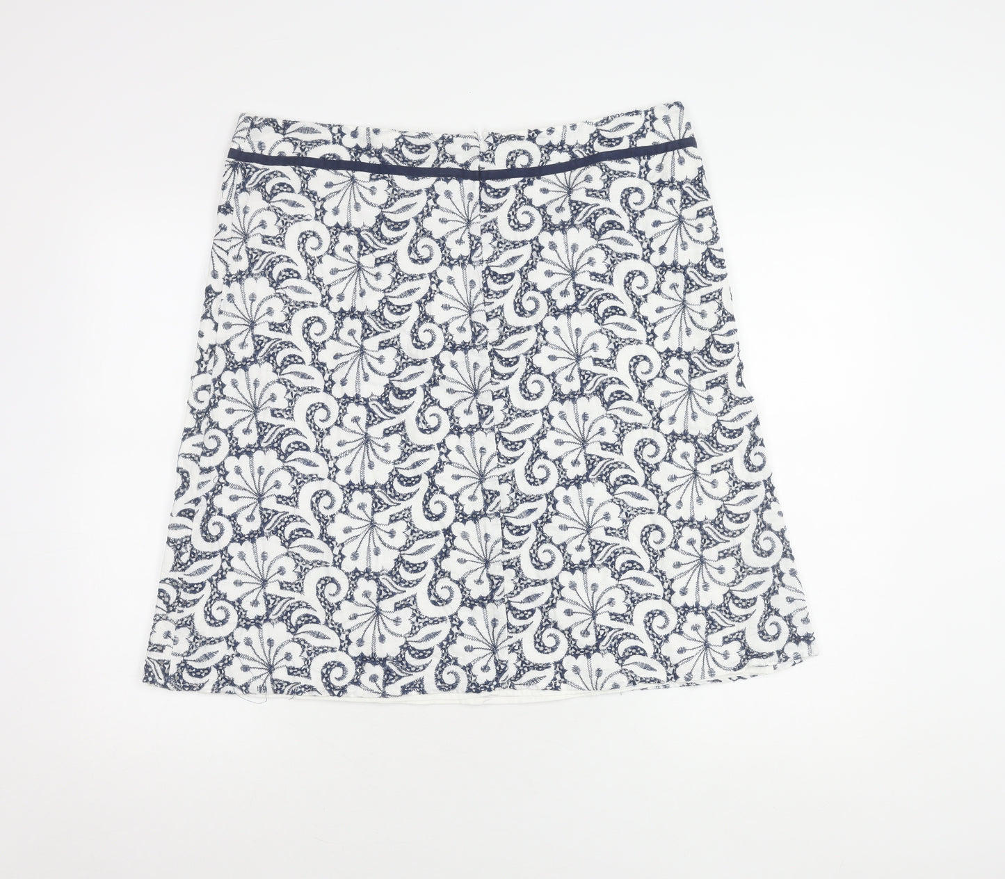 Maine New England Women's White A-Line Skirt Size 16