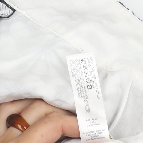 Maine New England Women's White A-Line Skirt Size 16