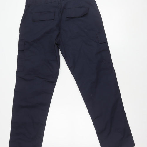 Uneek Women's Blue Cargo Trousers Size 12