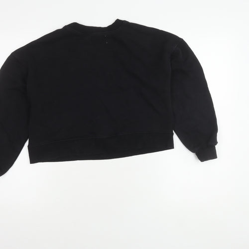 Pull&Bear Women's Black S Pullover Sweatshirt