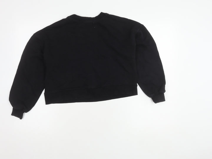 Pull&Bear Women's Black S Pullover Sweatshirt