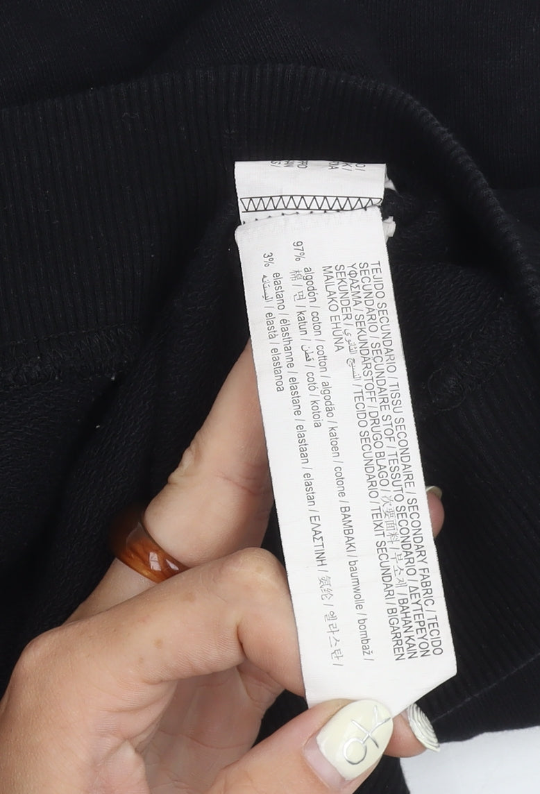 Pull&Bear Women's Black S Pullover Sweatshirt