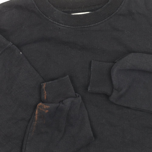 Pull&Bear Women's Black S Pullover Sweatshirt