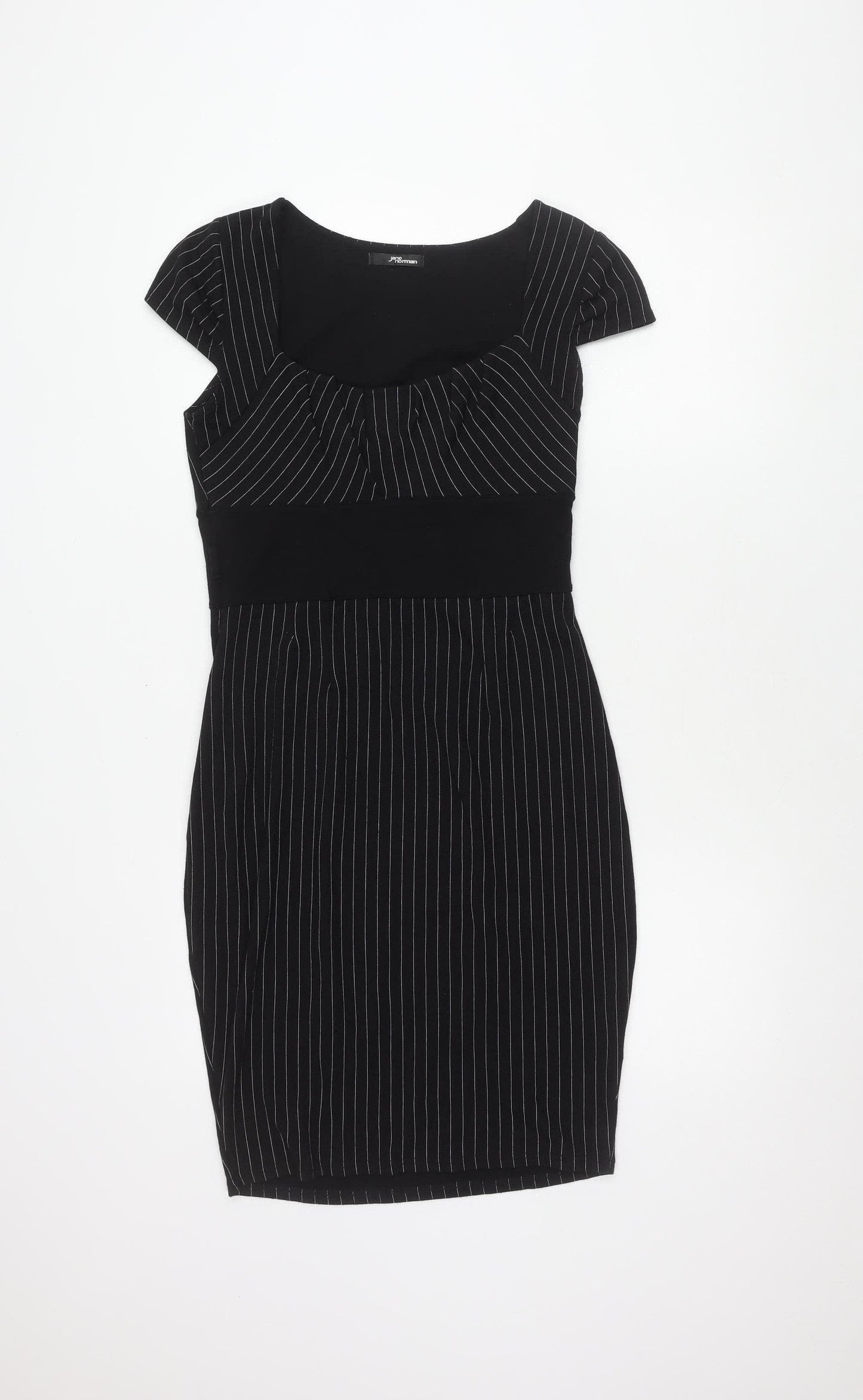 Jane Norman Women's Black Sheath Dress Size 14