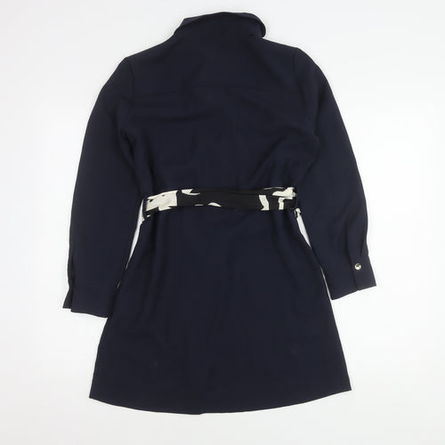 Zara Women's Blue Shirt Dress XS