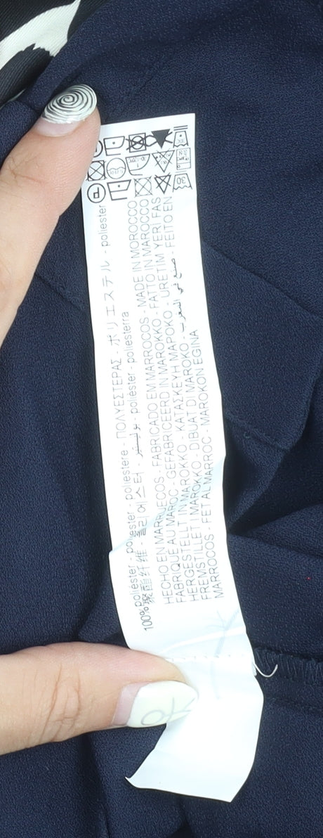 Zara Women's Blue Shirt Dress XS