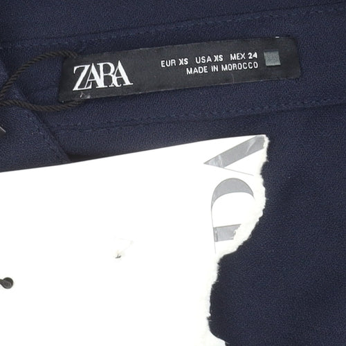 Zara Women's Blue Shirt Dress XS
