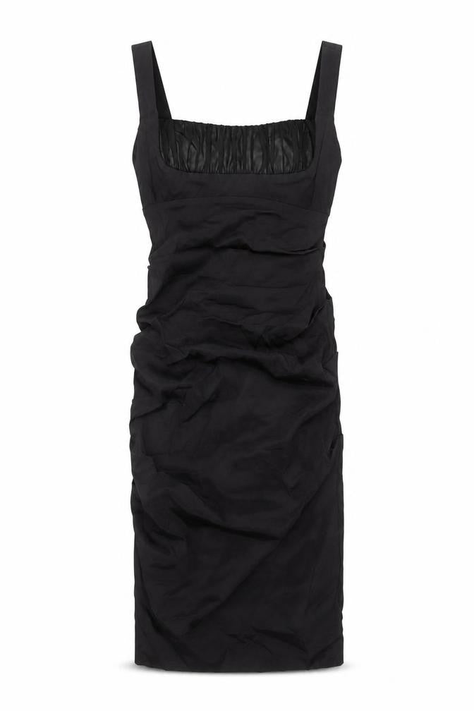 Front view of XSCAPE Women’s Black Bodycon Dress, size UK 8