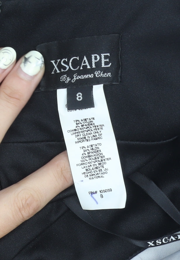 XSCAPE Women’s Black Bodycon Dress, Size 8