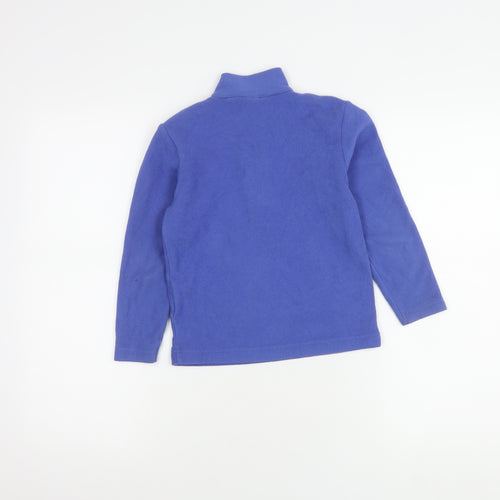 Mountain Warehouse Girls Blue Fleece Half Zip Sweatshirt 5-6 Years