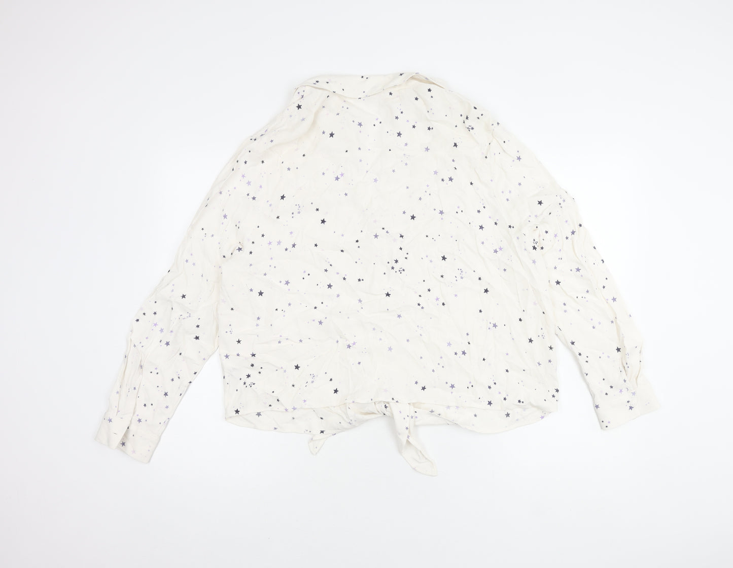 Phase Eight Women White Long Sleeve Top UK 16