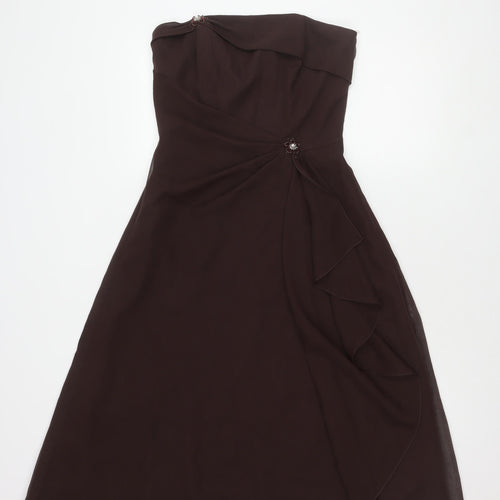 Alice James Women's Brown A-Line Dress Size 12