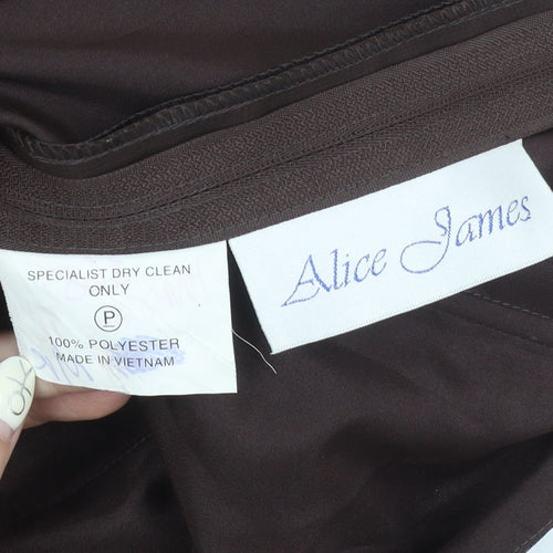 Alice James Women's Brown A-Line Dress Size 12