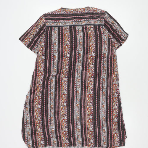 Fat Face Women's Multicoloured Floral Dress, Size 12, Cotton