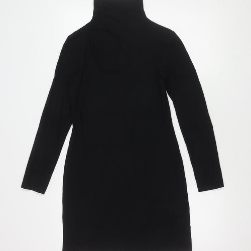 Warehouse Black Women's Dress Size 12 Long Sleeve