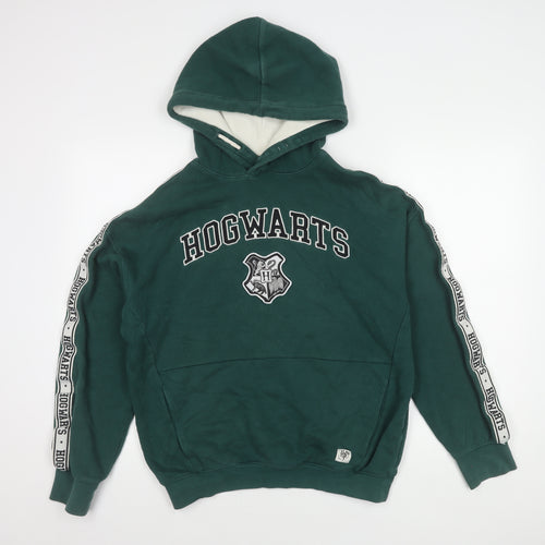H&M Harry Potter Girls Green 12-14Y Hoodie Pullover