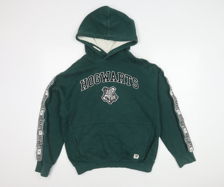 H&M Harry Potter Girls Green 12-14Y Hoodie Pullover