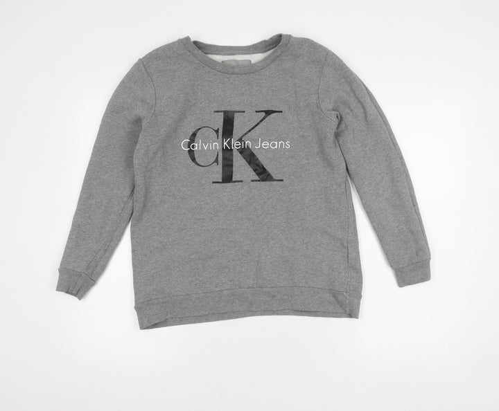 Calvin Klein Women's Grey XS Pullover Sweatshirt