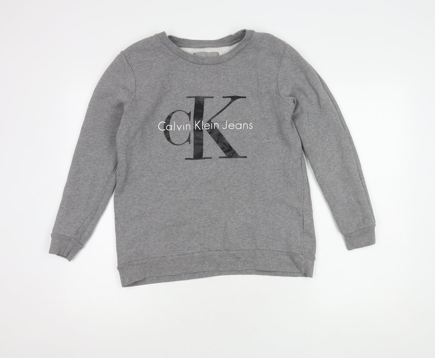 Calvin Klein Women's Grey XS Pullover Sweatshirt