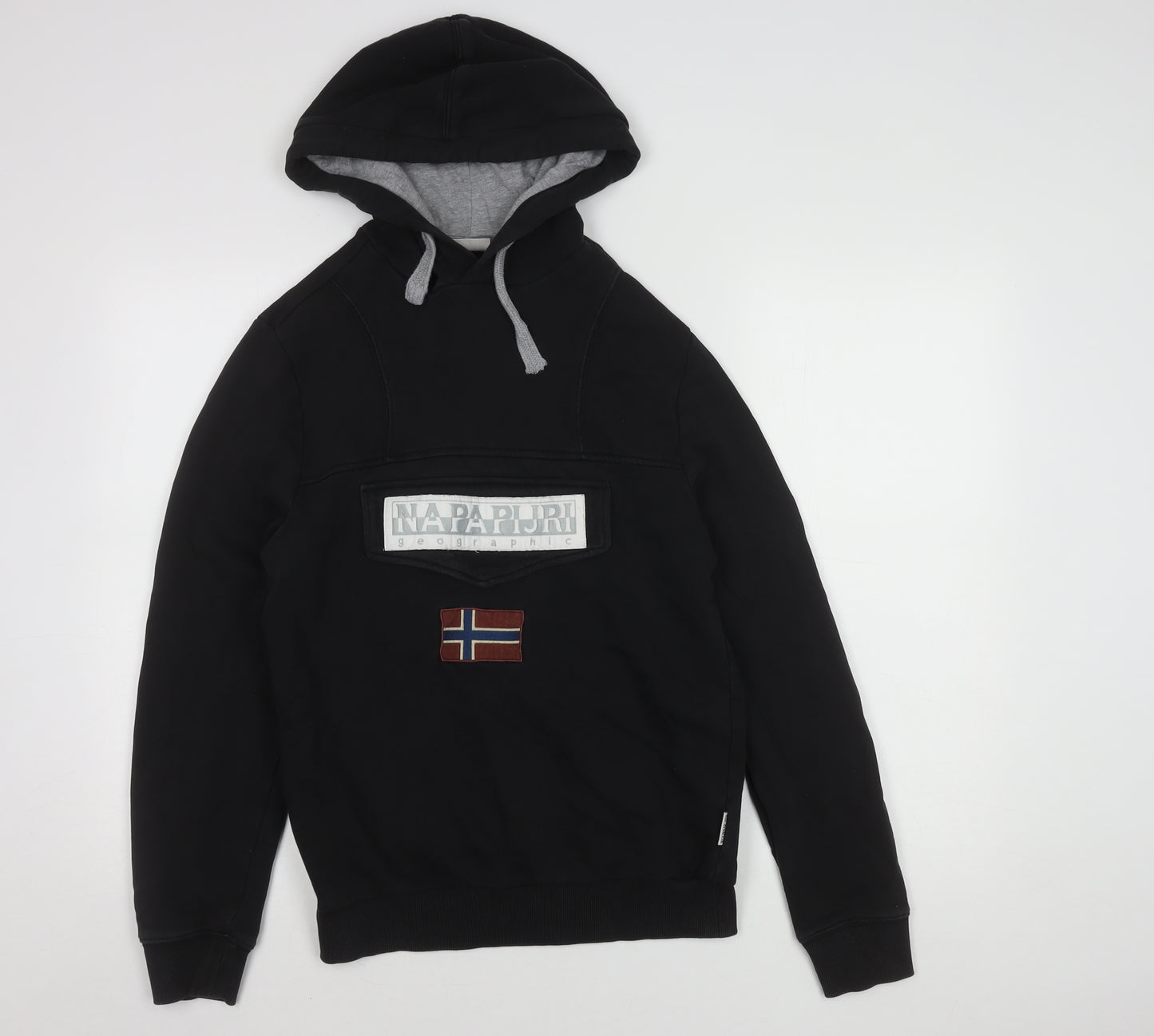 Napapijri Men's Black XS Pullover Hoodie