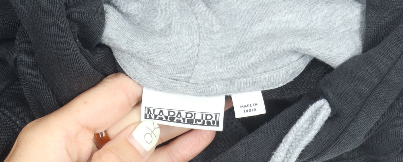 Napapijri Men's Black XS Pullover Hoodie