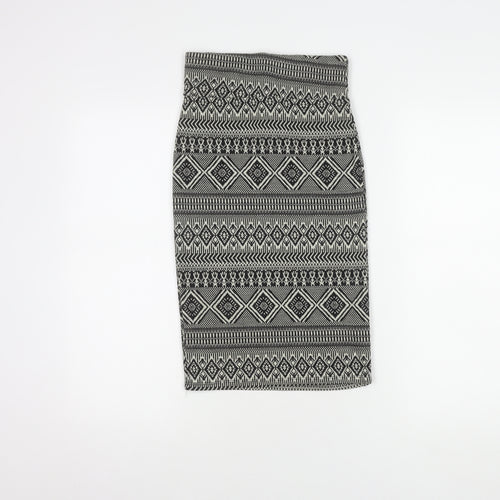 River Island Women's Multicoloured Midi Geometric Skirt