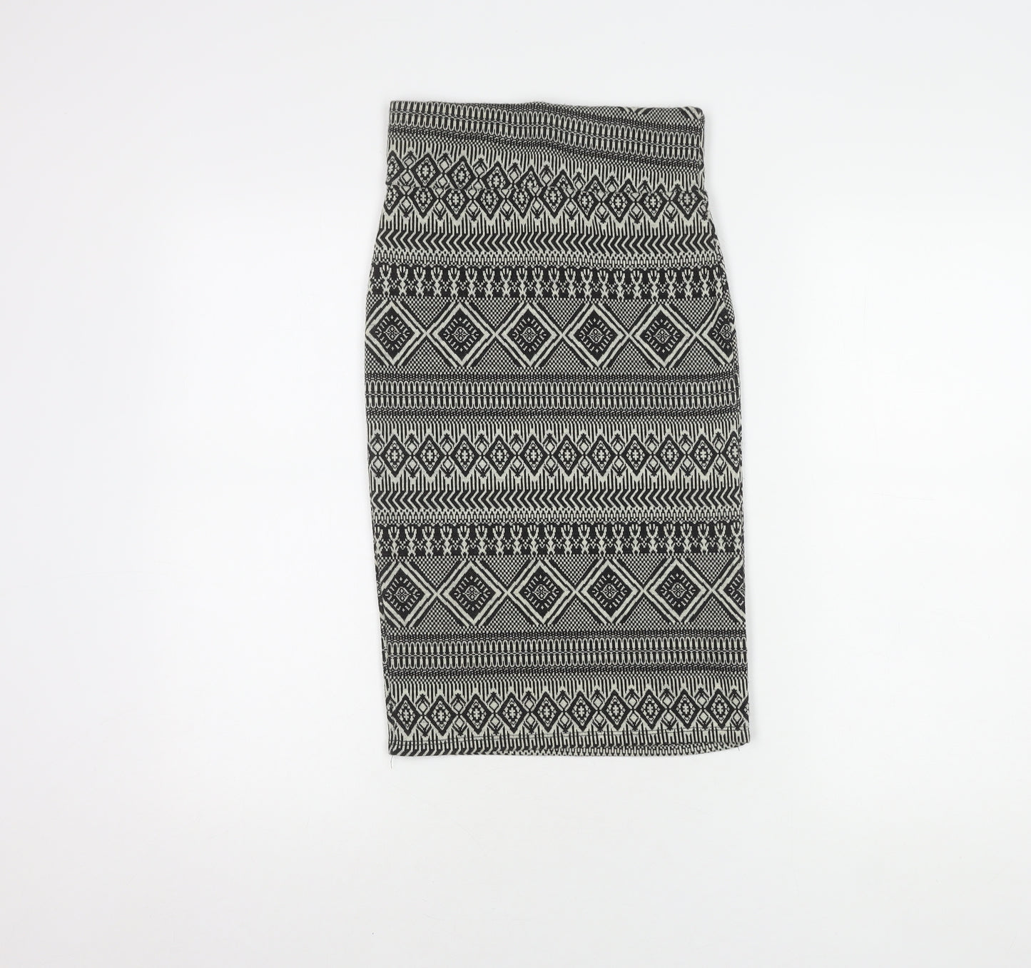 River Island Women's Multicoloured Midi Geometric Skirt