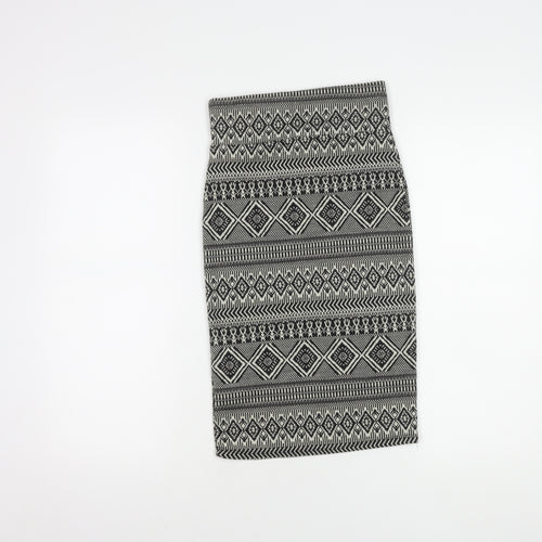 River Island Women's Multicoloured Midi Geometric Skirt