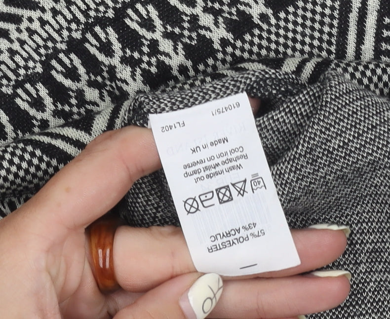 River Island Women's Multicoloured Midi Geometric Skirt