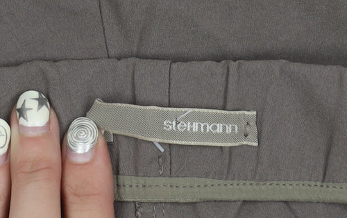 Stehmann Women's Brown Trousers Size 6 - Elegant and Comfortable